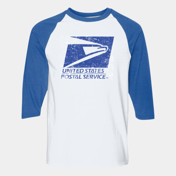 HEAVY COTTON™ RAGLAN THREE-QUARTER SLEEVE T-SHIRT Thumbnail